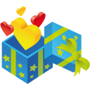 gift hearts Icon