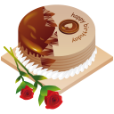 happy birthday cake Icon