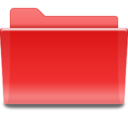 Places folder red Icon