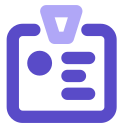 Job card, position, business Icon