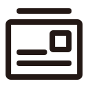 Business card daily Icon