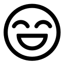 Squint and grin Icon