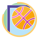 Linear basketball Icon
