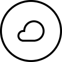 Cloud disk Icon