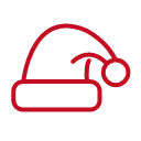 Christmas hat Icon