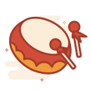 Gongs and drums Icon