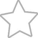 White five stars, collection, favorite Icon