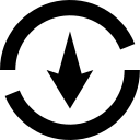 Reverse electric energy Icon