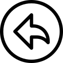 circle-curved-arrow-left Icon