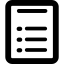 Detailed list Icon