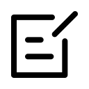 Report data entry Icon