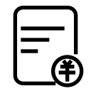 Withdrawal record Icon