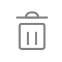 Cloud disk - delete Icon
