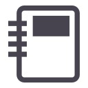 Notebook, Notepad, notebook, auxiliary method_ jurassic Icon