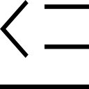 Sidebar shrink Icon