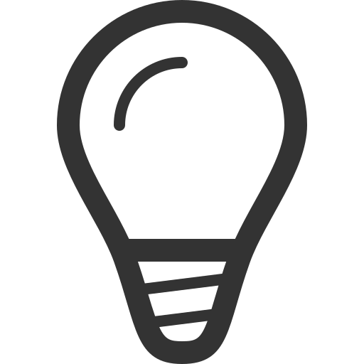 Light bulb: Icon